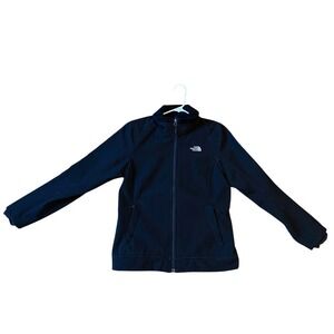 The North Face Womens Black Soft Shell Jacket Fleece Lined Size M
